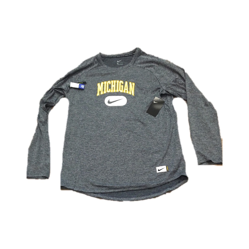Michigan Wolverines Nike Mens L/S Stadium Shirt XL‎